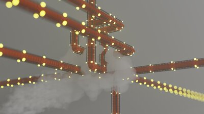 Pipes and Lights + Steam Desktop 2